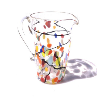 Murano glass pitcher
