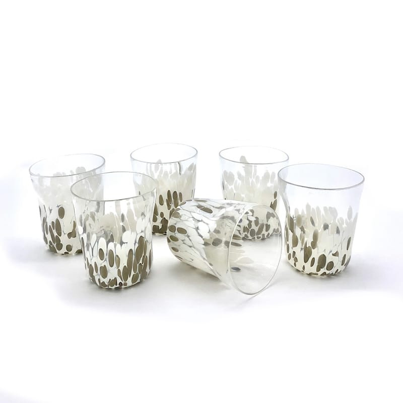 Drinking glasses set home décor