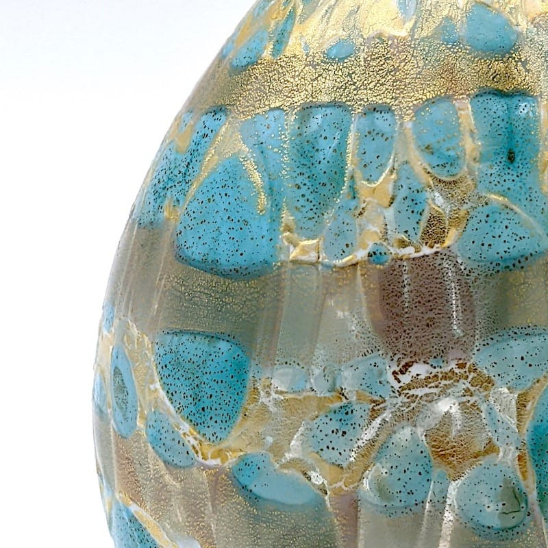 ETTORE Uovo colorato In vetro di Murano