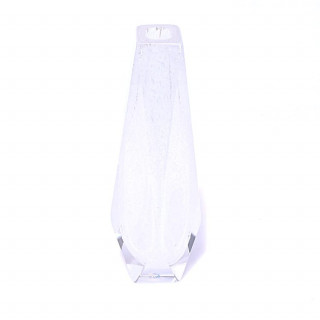 Crystal Clear Murano glass vase