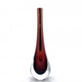 NARCISO ruby mirrored handmade vase