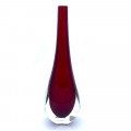 STILLA handmade ruby vase by Murano Glass