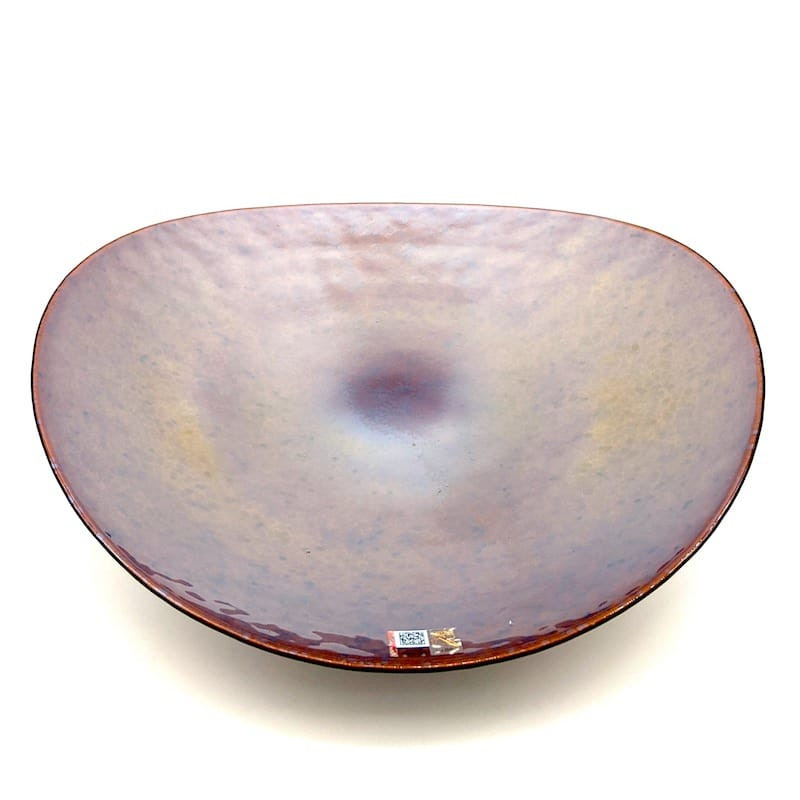 MAYA bronzed glass decorative plate