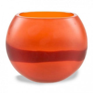 Vaso in Vetro di Murano arancio
