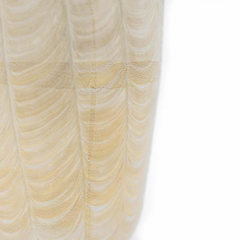 MYA Vaso classico di Murano in vetro bianco soffiato