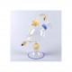 elegant luxury goblet with gold and blue decoration
