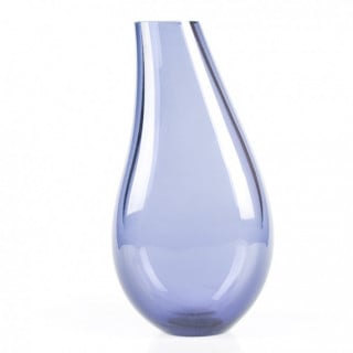 Ornamental elongated Murano glass vase