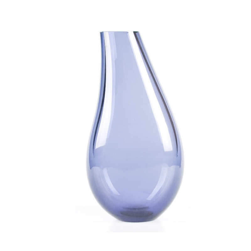 Venetian ornamental elongated glass vase