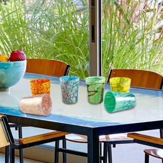 Murano Glass Tumblers Set
