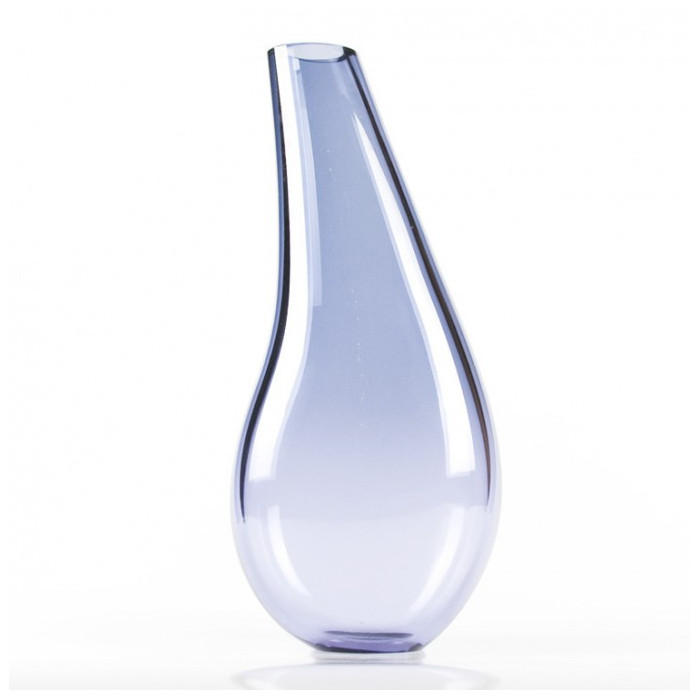 handmade tall decorative violet vase