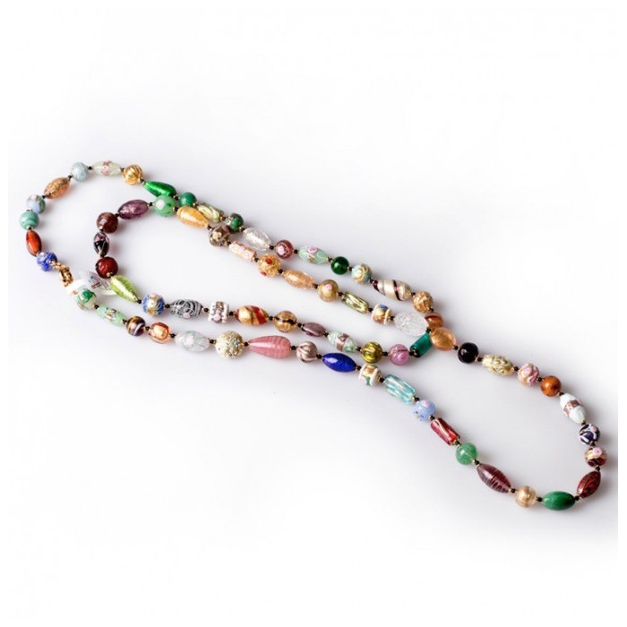 Classic colorful beads millefiori