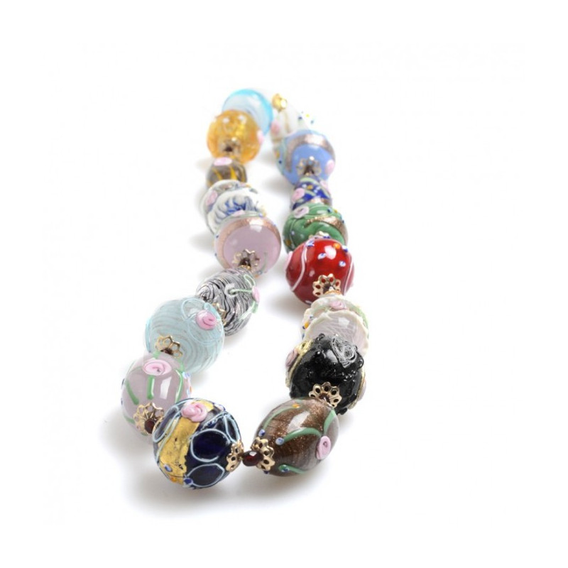 Millefiori classic beads colorful