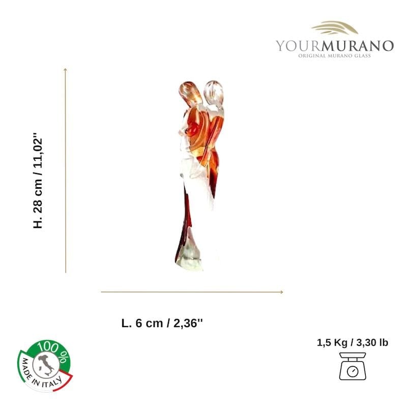 scultura coppia di amanti dimensioni