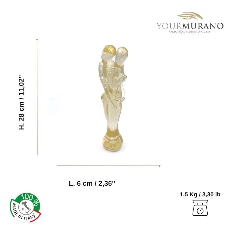 scultura coppia di amanti dimensioni