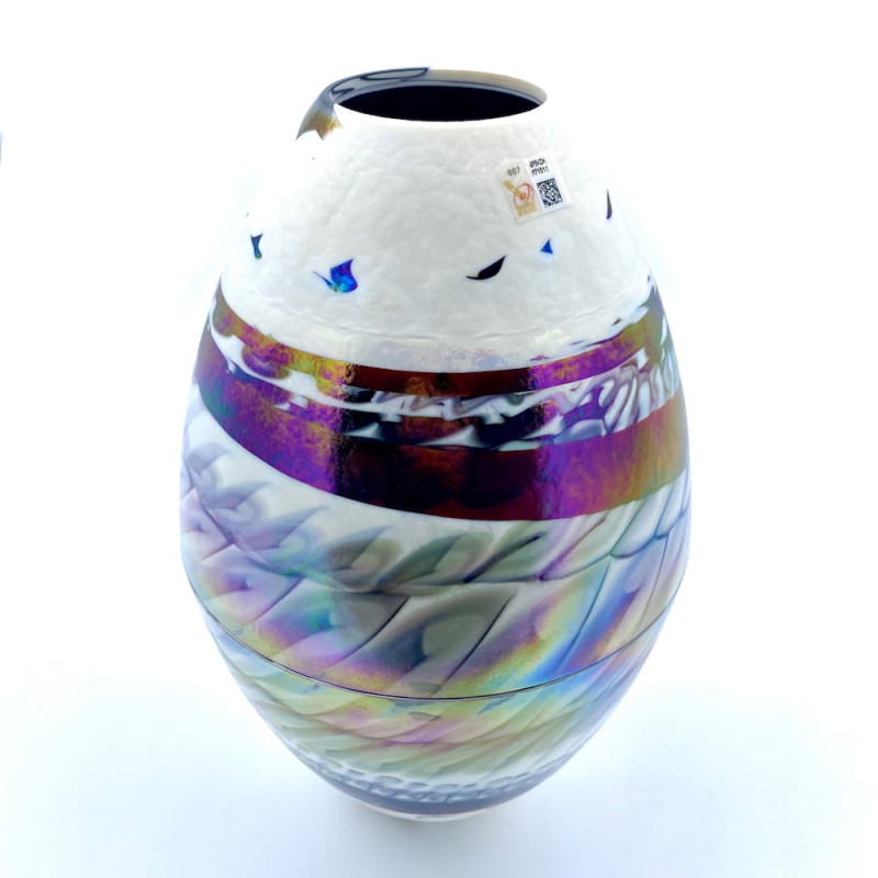 ZAIRE authentic Murano glass vase