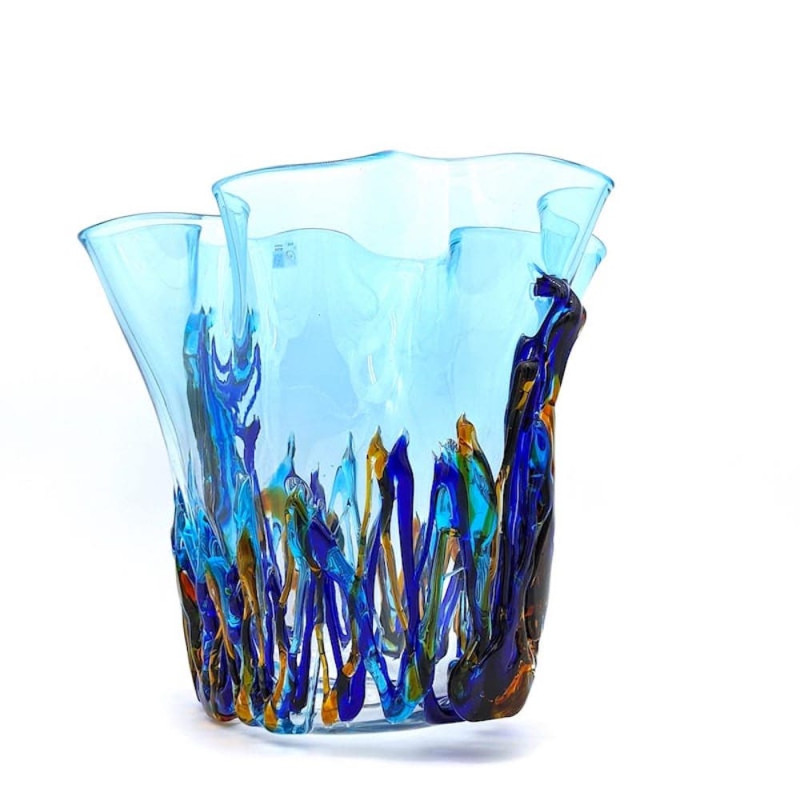 AMALFI marine-themed Murano Glass Vase