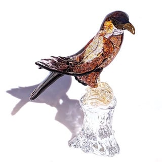 Murano glass eagle sculpture