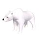 Murano glass polar bear sculpture