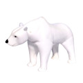 POLAR white bear handmade in Murano Island