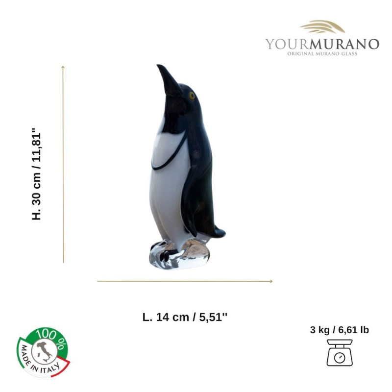 penguin sculpture dimensions