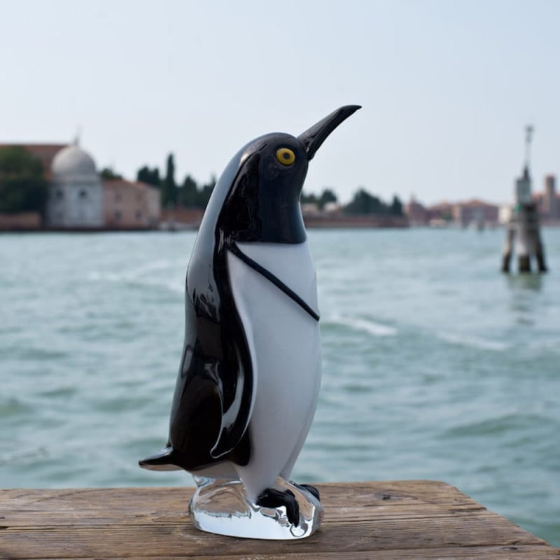 Produzione a mano vetro di Murano scultura