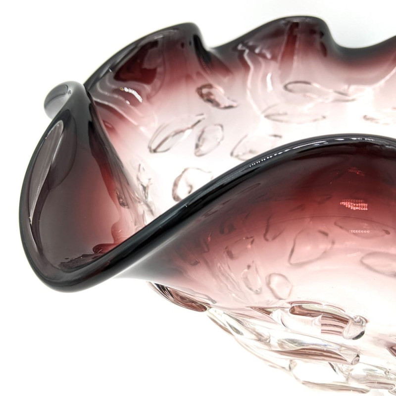 NUBIUM Amethyst Murano Glass Bowl Made in Italy