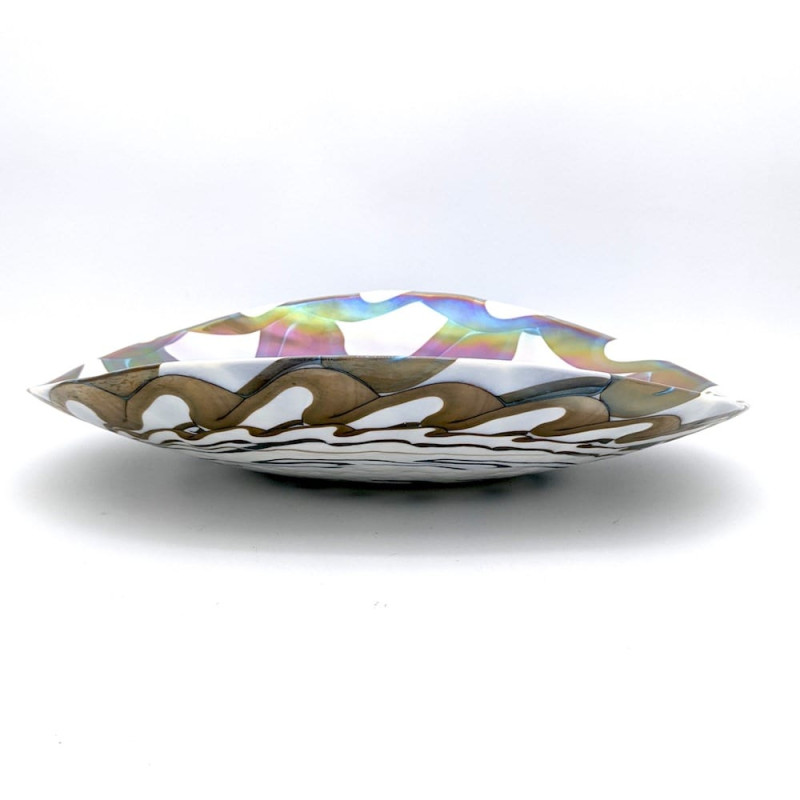 BRAGOZZO Handmade Glass Plate Modern Design