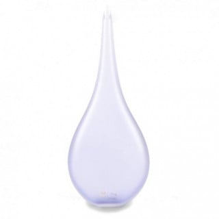 Veneziano vaso in vetro a goccia allungato viola