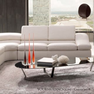 red glass vases home decor