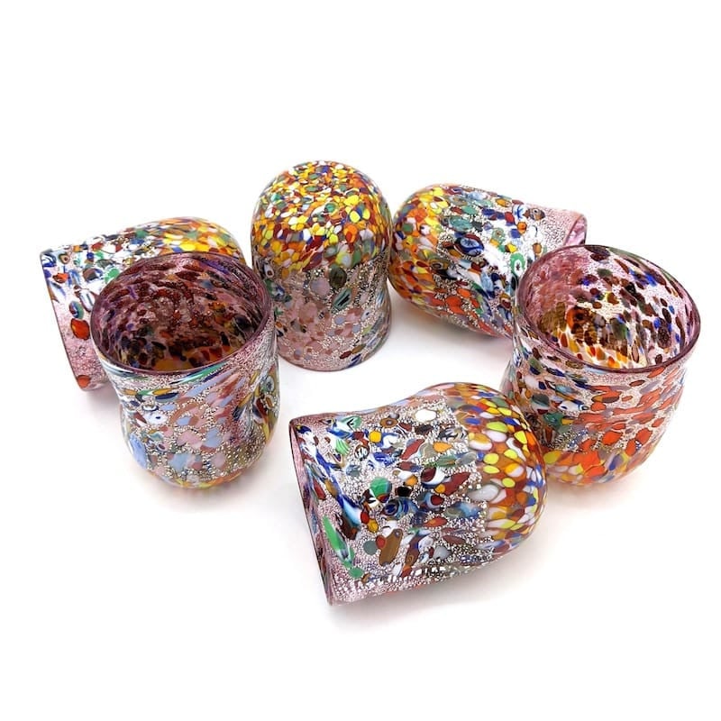 Set Bicchieri Vetro di Murano