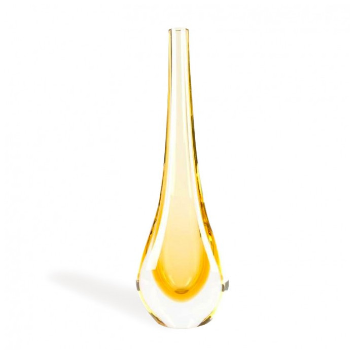 vase amber venetian glass