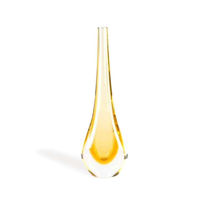 vase amber venetian glass