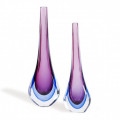 STILLA 2 purple tall thin modern vases