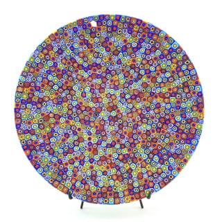 piatto decorativo murrina multicolour  di design