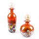 red and gold bottles vases murano