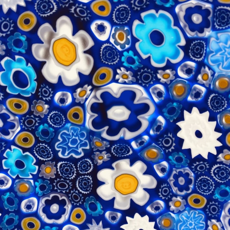 Piattino in Vetro Blu