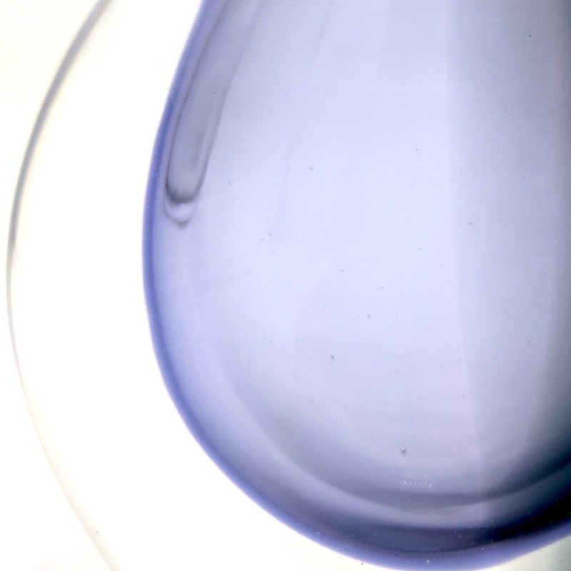 MILA vaso viola dalla forma rotonda