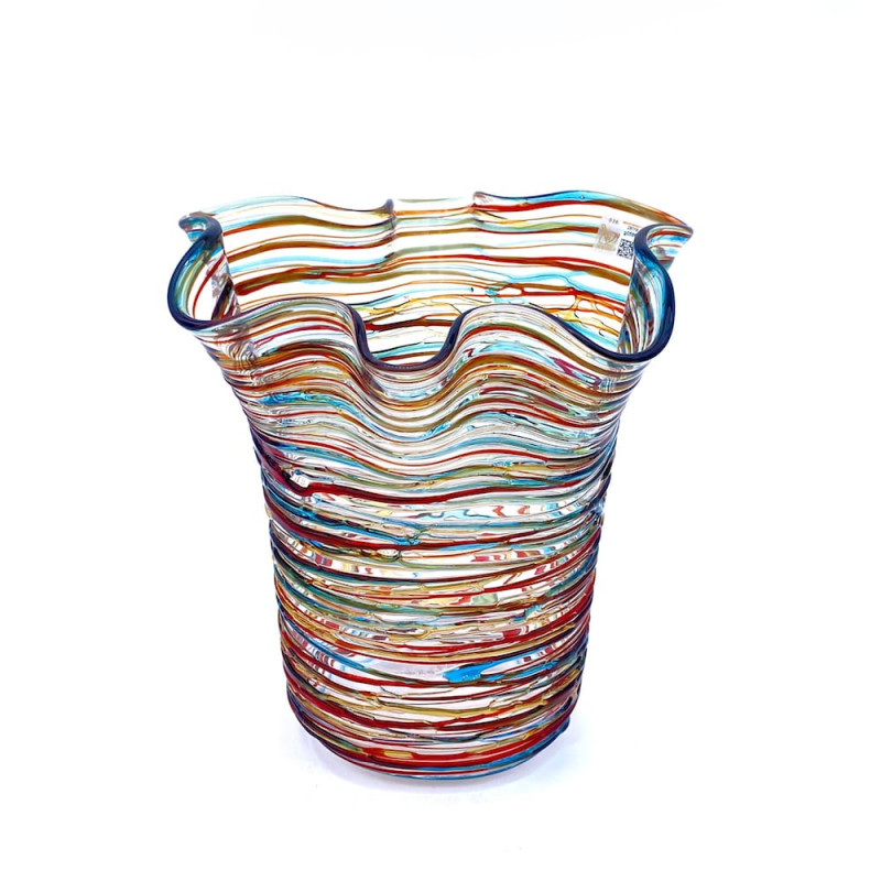 Murano Glass Tall Vase