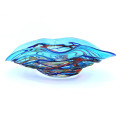 CHROMA SEA Grande Portafrutta in Vetro Murano per Arredo Casa