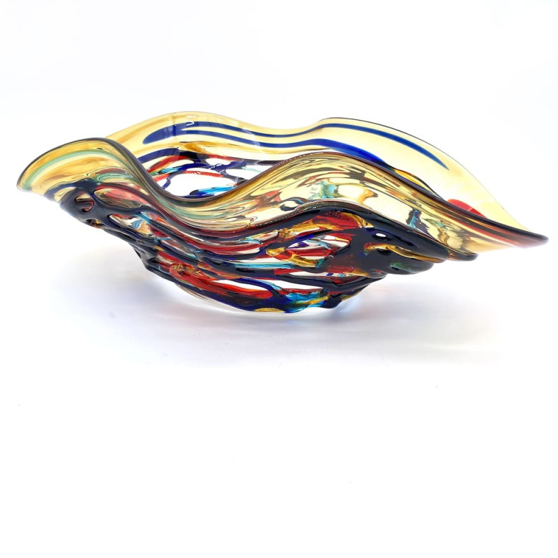 decorative centerpiece in murano glass elegant multicolour furniture