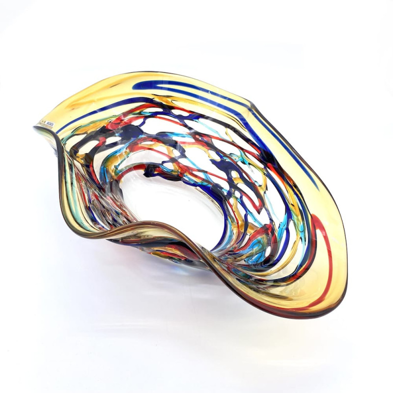 centrotavola decorativo di design vetro di Murano autentico
