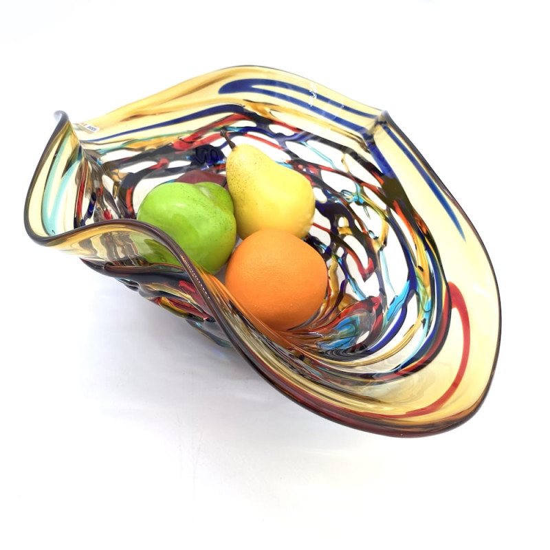 portafrutta vetro di Murano design di arredo interni lusso