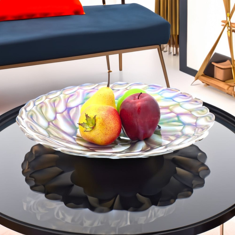 centrotavola con spirale artigianale oggetto decorativo