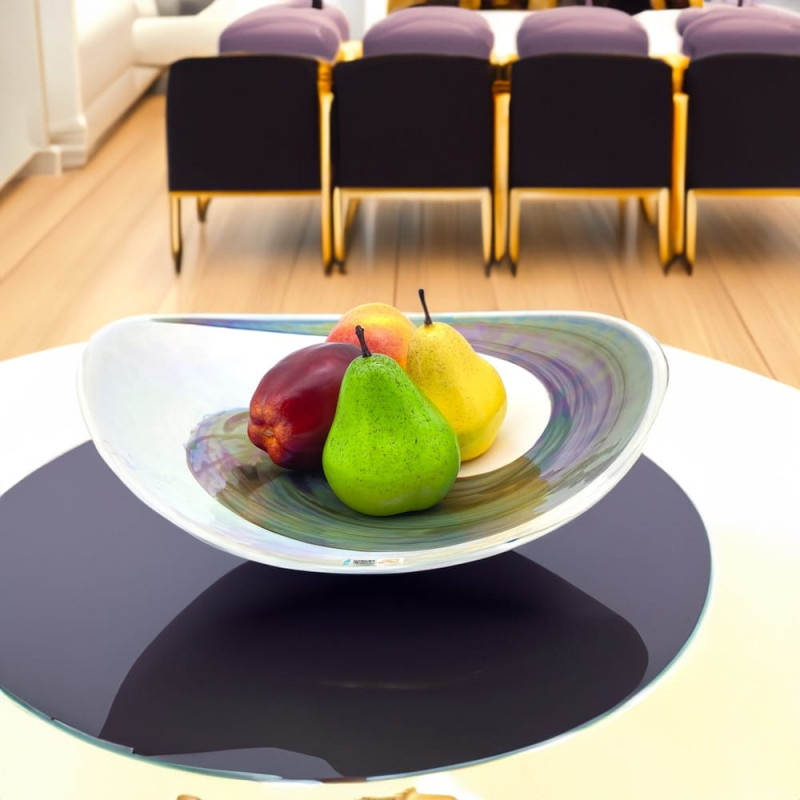 centrotavola di lusso artigianale in vetro arredo casa