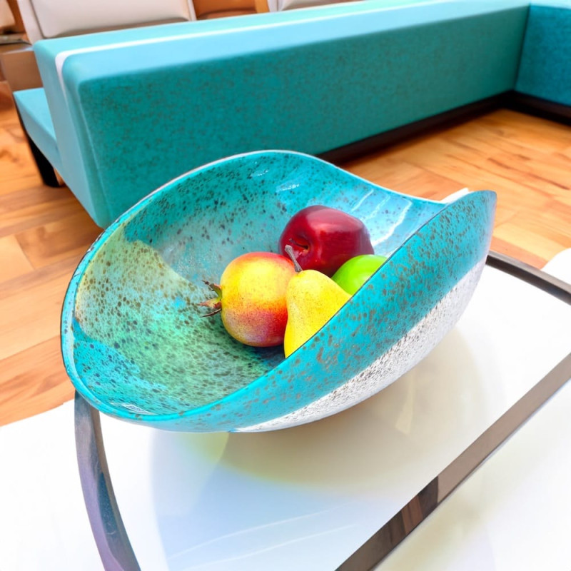 decorative fruit plate luxury design refined Murano glass