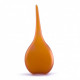 Murano vaso in vetro arancione allungato