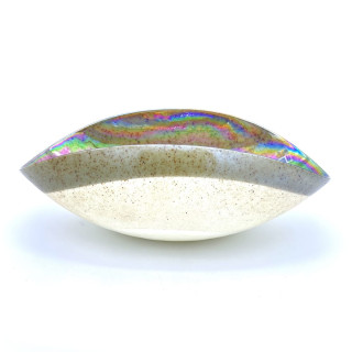 centrotavola ornamentale portafrutta di vetro Murano design di lusso