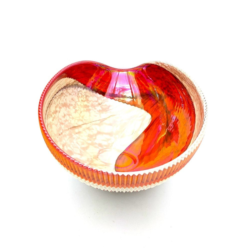 shell ornamental centerpiece in Murano glass