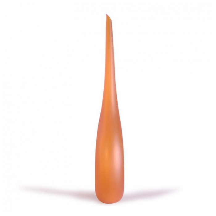 orange drop tall modern vase