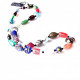 Vintage Murano Glass Necklace  multicoloured beads